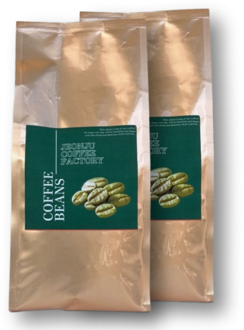 [전주커피공장 생두 특가] 신선한 디카페인 콜롬비아 생원두 고소 부드러운 임산부 커피, 2개, 1kg