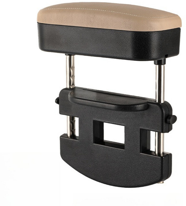 베베어스 다용도 차량용 팔걸이쿠션 팔꿈치쿠션 사이드수납 자동차 수납함 차량틈새수납함 차량용품, 베이지