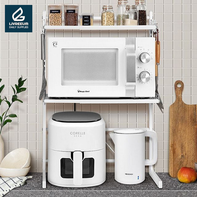 리브리움 전자레인지 선반B 3단 [WFIE5OV], 화이트