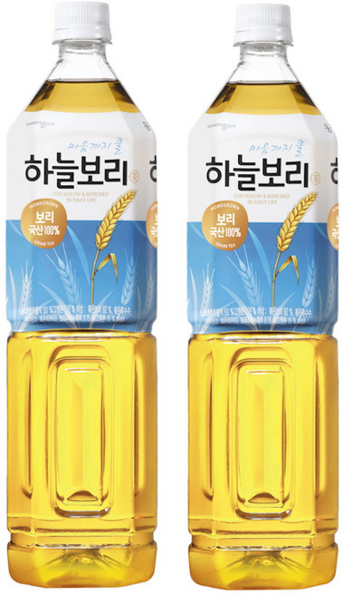 웅진 하늘보리, 1.5L, 2개