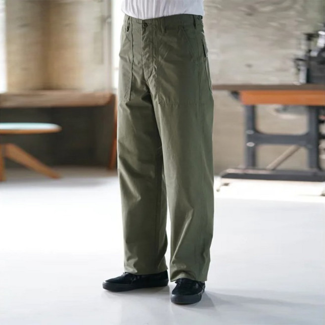 [오어슬로우] ORSLOW_ U.S ARMY FATIGUE PANTS RIPSTOP (REGULAR FIT) ARMY GREEN