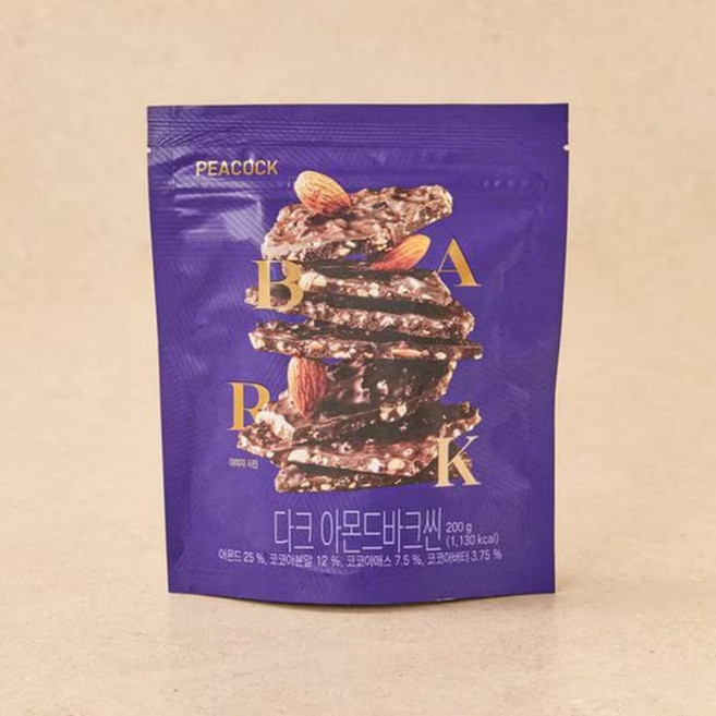피코크 다크아몬드바크씬 200g, 5개