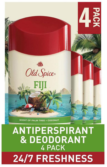 Old Spice 올드 스파이스 피지 데오드란트 73g x4팩 코코넛
