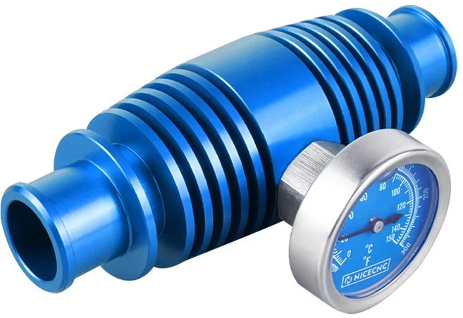 YAMAHA 호환 RAPTOR 700 Rhino 호환 GRIZZLY 660 7/8"라디에이터 호스용 NICECNC 라디에이터 인라인 냉각, 02 blue, 01 CHINA