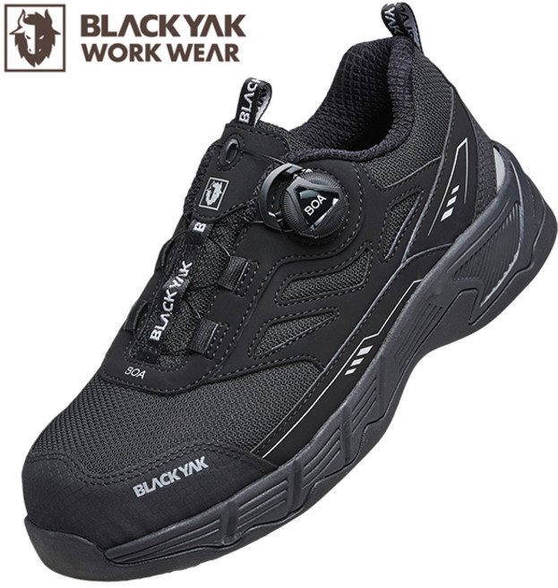 블랙야크 논슬립 1등급 안전화 YAK-420D 미끄럼방지 다이얼 통풍, 235