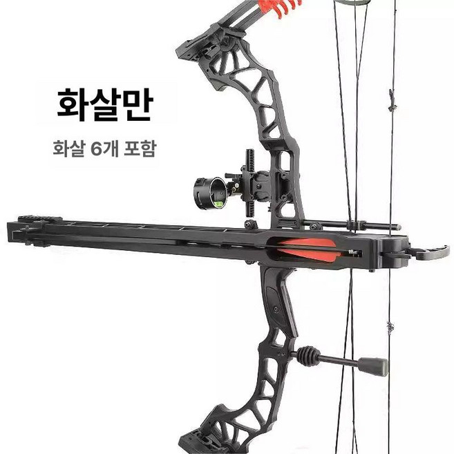 크로스보우 컴파운드 화살 양궁 저격용 사냥 레저 석궁, 1개