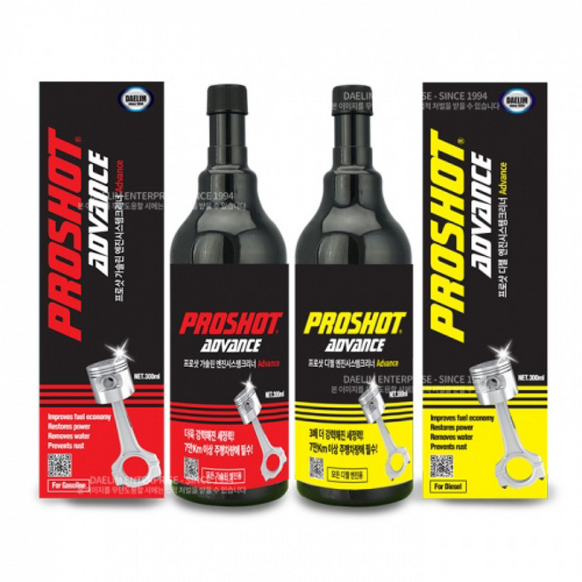 역대급 대림기업 프로샷어드밴스 연료첨가제 가솔린용 / 디젤용 300ml, 1개