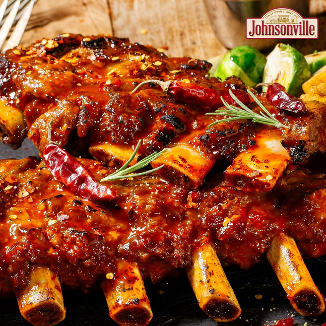 쟌슨빌 자이언트 스윗칠리 폭립 500g 1팩 바비큐 홈파티 캠핑음식 캠핑요리 간편식 안주, 쟌슨빌 자이언트 스윗칠리 폭립 500g 1팩 바비큐 홈