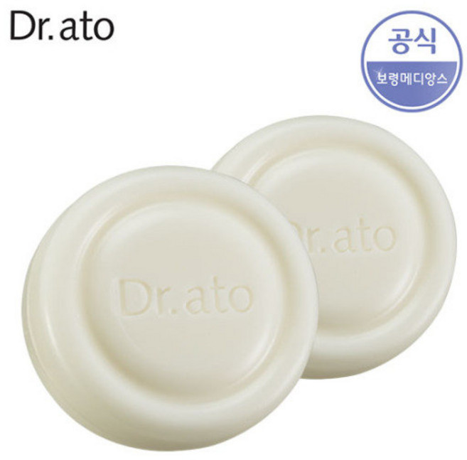 [2개 세트] 닥터아토 리얼 소프트 유아용 민감성 올인원 비누 100g, 2개입