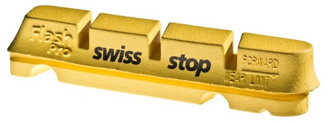 스위스스탑 플래시프로 림브레이크패드 브롬톤호환 오리지널블랙 BXP 옐로우킹 블랙프린스, 오리지널블랙 (알루미늄 림)