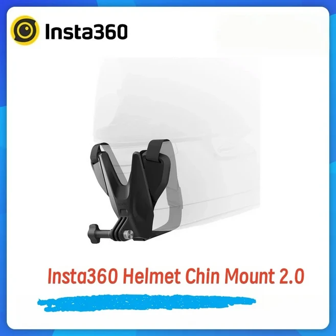 Insta360 X5 X4 ONE 마운트 오토바이 카메라 헬멧 X2 RS 호환 GO3 ONE 브래킷 GO3S, 기본, 1개, 상세설명참조