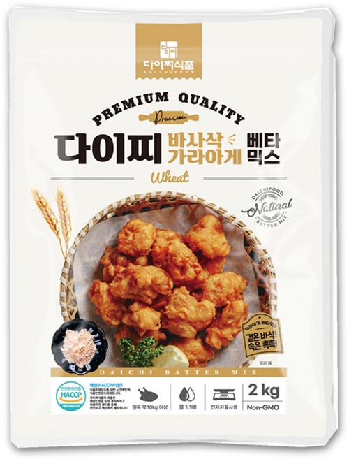 다이찌 바사삭 가라아게 베타믹스 (가라아게 파우더), 2kg, 5개
