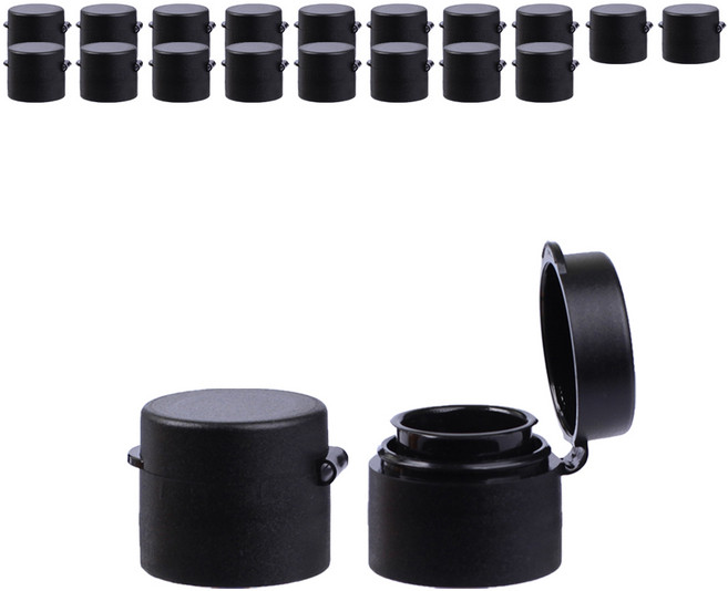 가인글로벌 스크류 원터치캡 기름병 소주병 뚜껑 오일병 유리병 양념 소스 마개, 20개, 블랙(28파이)