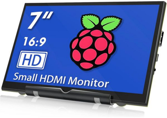 HAMTYSAN Raspberry Pi Screen 7 Small HDMI Monitor 800x480 LCD Display Plug & Play for Rspberry 543