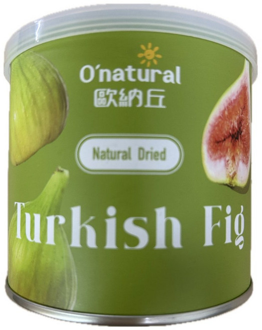 O'natural 歐納丘 土耳其無花果乾, 12個, 200g
