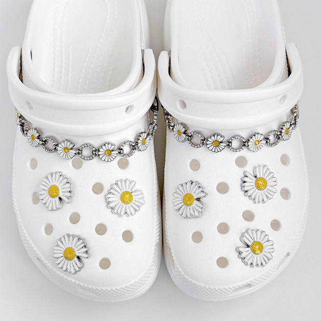 퍼니펀 데이지 메탈 큐빅 체인 파츠 세트 8P