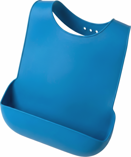 소요상점 성인용 실리콘 턱받이, 블루(대형, 남성용), 1개