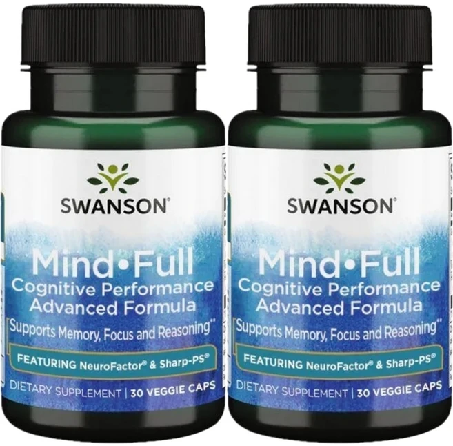 스완슨 Mind Full 커피 열매 포스파티딜세린 비타민, 1개, 30정 - 쿠팡