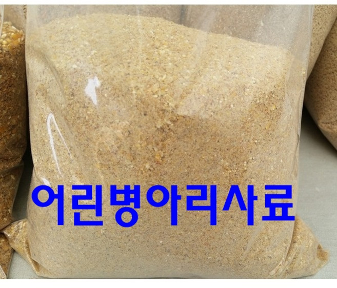 어린병아리사료2k (탄생부터-6주 이내) 신선사료 꿩사료 메추리사료 새모이 오리사료 조류사료, 2kg, 1개