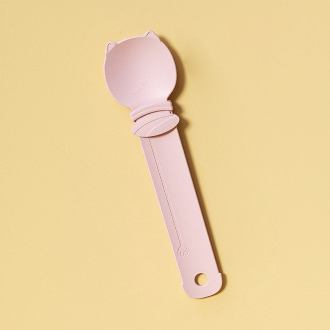 PH 고양이 간식용 스푼 추르짜개 디스펜서 5023 25cm, 1개, 핑크