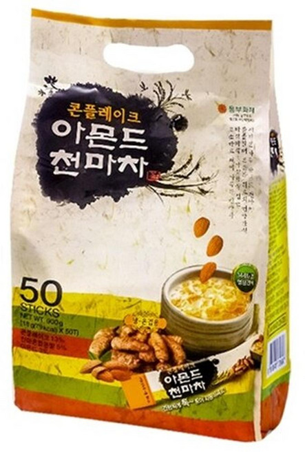 이레에프에스 콘플레이크 아몬드 천마차, 18g, 50개입, 3개