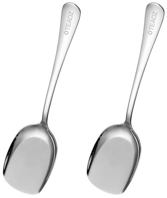 길컴퍼니 스텐 서빙스푼 대왕 숟가락 RT24D B타입 2개, 실버