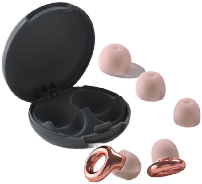 loop 익스페리언스 플러스 노이즈 감소 이어 플러그 2세대 피치 레드 골드, 1개, 1쌍