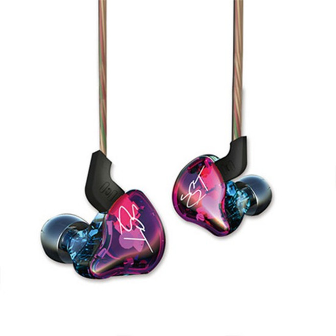 다이내믹 하이브리드 분리형 고급형 이어폰 3.5mm KZ-ZST, ZST 카본(마이크X), 1개