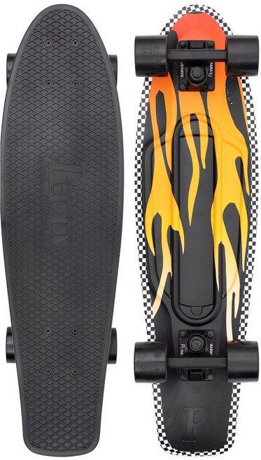 Penny Cruiser 페니 크루져 보드 입문용 명품 숏보드 27인치 화염, 1개