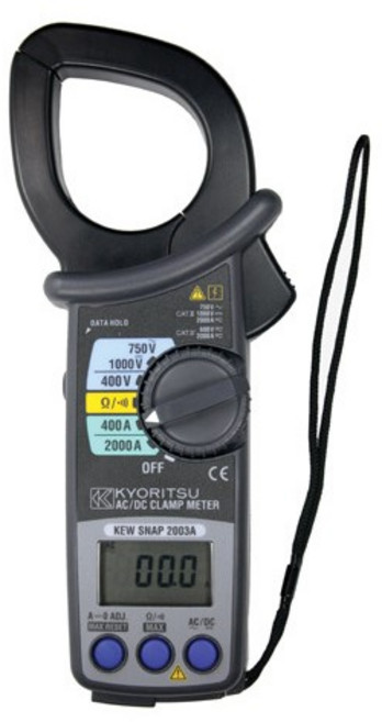 [교리쯔] 클램프테스터(디지털) NO.2003A, 1개