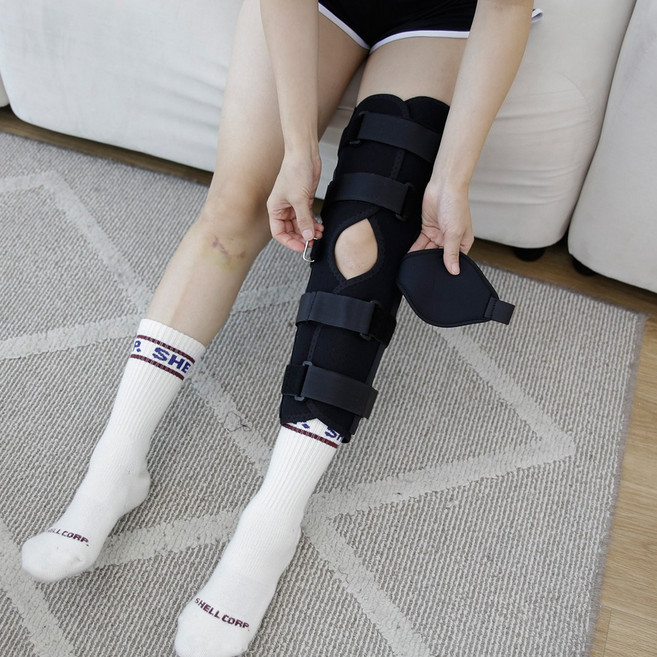 무릎반깁스 기브스 고정, 1개