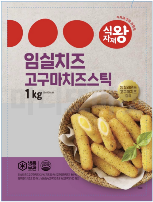 바이오푸드몰_식자재왕 임실치즈스틱 1kg, 1개