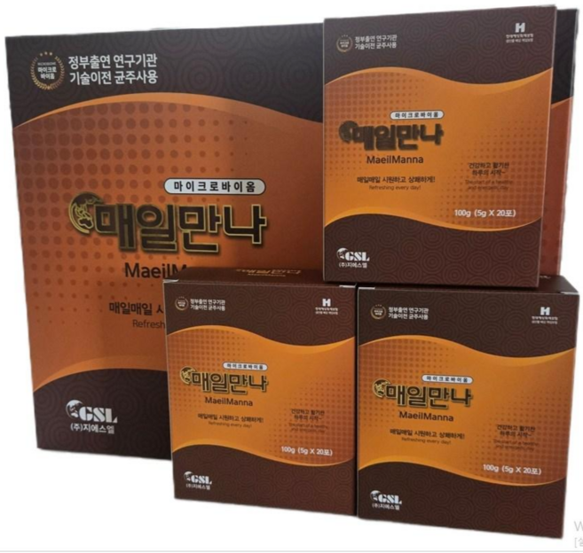 [최신정품]매일만나 120포 특가판매, 5g, 120개