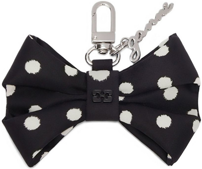 가니 폴카 도트 보우 키링