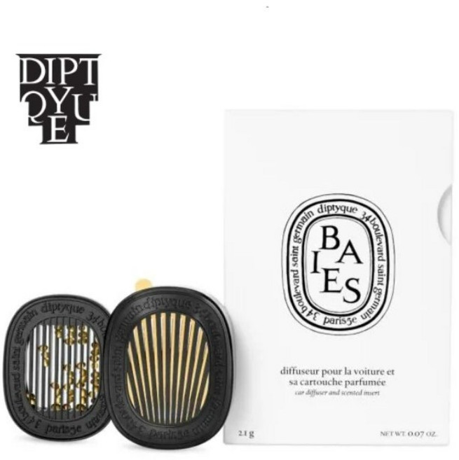 [백화점출고] 딥디크 차량용방향제 세트 케이스+리필용 캡슐 베이, 1개