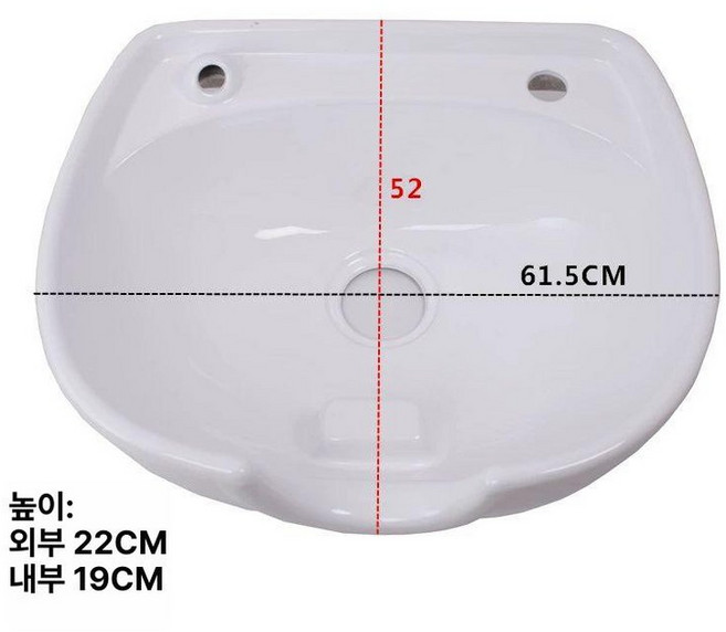 샵 샴푸대 도기 두피관리 케어 샴푸의자 에스테틱 헤드스파 목받침 풀세트 미장원, 1개, 믹 1