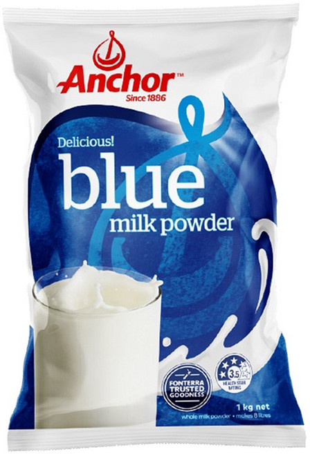 앵커 딜리셔스 블루 밀크 파우더, 1개, 1kg