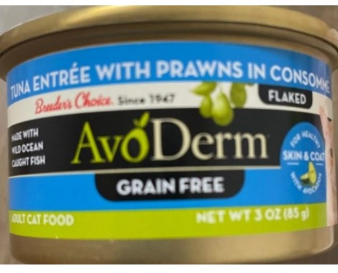 아보덤 그레인프리 참치 새우 고양이 습식캔, 참치+새우, 85g, 6개