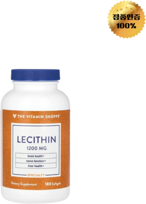 더비타민샵 레시틴 1 200mg 소프트젤 180정, 1개 - 쿠팡