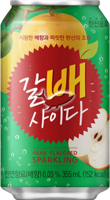 갈배사이다 355ml, 10개