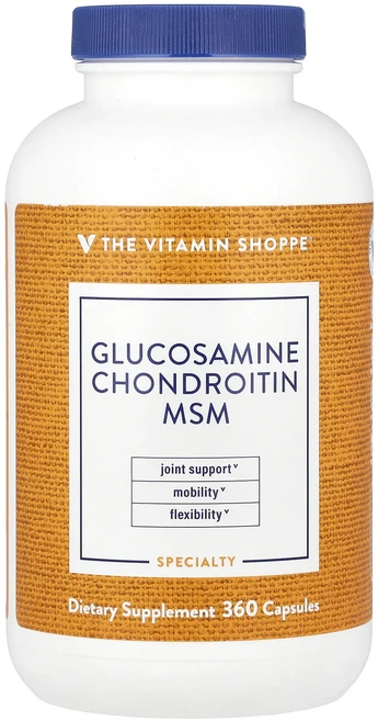 몸관리하세요 겨울입니다 The Vitamin Shoppe 글루코사민 콘드로이틴 MSM 캡슐 360정 특별관리진행, TheVitaminShoppe글루코사민콘드로이틴MSM캡 - 쿠팡