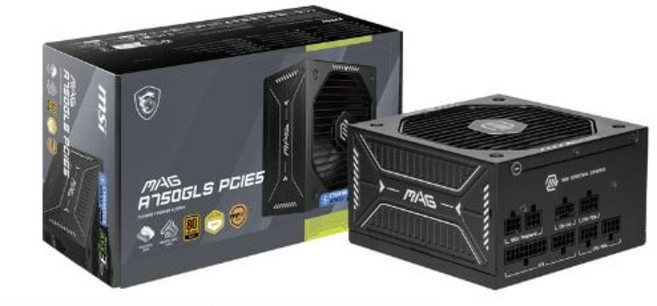 MSI MAG A750GLS 80PLUS골드 풀모듈러 ATX3.1, 1개