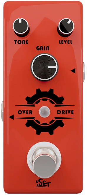 기타이펙터 ISET 일렉트릭 기타 이펙트 페달 오버드라이브 바이패스 디스토션 부스터 컴프레서 퍼즈 플랜저 트루 부품, PD-9 Overdrive
