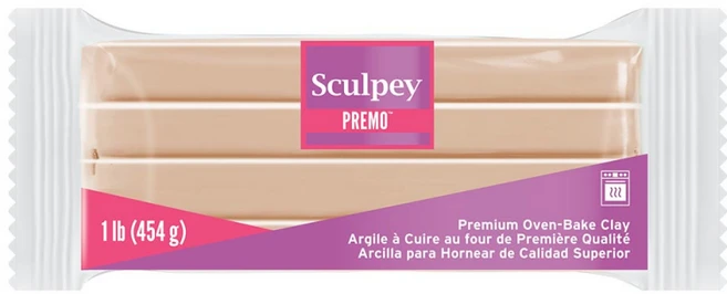 스컬피 프레모 454g (Premo 1lb) 전문가용 폴리머클레이, 베이지(Beige) - 쿠팡