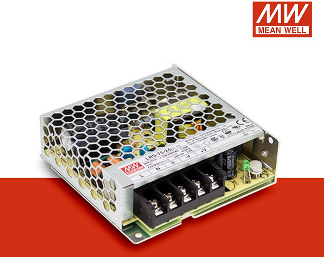 LRS-75-24 / 민웰파워서플라이 SMPS DC24V 3.2A 희성전기, 1개