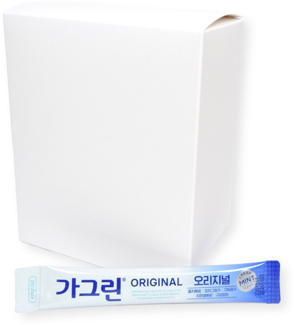 가그린 오리지널 스틱 일회용 구강청결 휴대용 가글 상자 패키지 50개입 1개