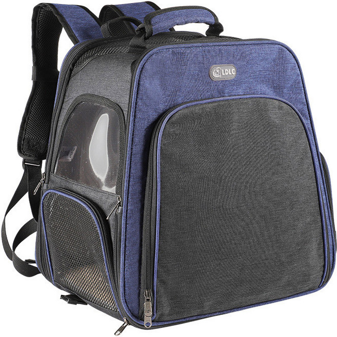 cisanny 반려동물 확장형 백팩형 이동장 폴딩 이동백팩, 푸른-1, 1개