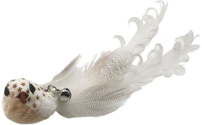 냥혼자논다 고양이 낚싯대 리필 장난감 새모양 깃털 11종, 1개, 앵무새