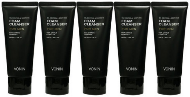 보닌 오일 컨트롤 앤 수딩 폼클렌저 100ml 5개