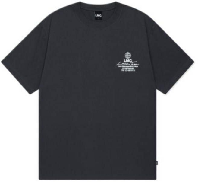 엘엠씨 LMC SIGNATURE GLOBE TEE 반팔티 차콜l 매장정품 203731